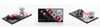 1/43 Looksmart 2025 Formula 1 Ferrari Las Vegas GP #44 Lewis Hamilton Car Model & 1/8 Helmet Set