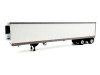 53' Spread Axle Refrigerated Trailer White 1/87 (HO) Plastic Model Car by HO Logistics