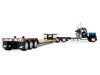 1/64 First Gear Peterbilt Model 589 Day Cab & Fontaine RenegadeTM LXT40 Lowboy Trailer with Fliptail Cappello Heavy Transport Diecast Model