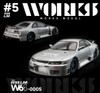 1/64 Works Models Nissan Skyline GT-R R33 LM (Silver) Diecast Car Model
