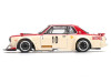 Skyline GT-R V8 Drift "Hakosuka" RHD (Right Hand Drive) #10 "Watanabe" Red and Cream 1/64 Diecast Model Car by Pop Race