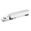 1/64 Diecast Masters 2025 Freightliner Cascadia Gen-5 Tractor (Winter White) & Great Dane Champion 53 Ft Dry Cargo Trailer Diecast Model
