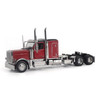 1/64 Diecast Masters Peterbilt Model 589 131-inches-BBC 58-inches-Sleeper Tandem-Axle Legendary Package Truck Tractor (Legendary-Red) Diecast Model