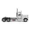 1/64 Diecast Masters Peterbilt Model 589 131-inches-BBC Day-Cab Tandem-Axle Truck Tractor (White) Diecast Model