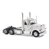 1/64 Diecast Masters Peterbilt Model 589 131-inches-BBC Day-Cab Tandem-Axle Truck Tractor (White) Diecast Model