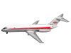 McDonnell Douglas DC-9-15 Commercial Aircraft "Trans World Airlines" (N1070T) White with Red Stripes 1/400 Diecast Model by V1:400