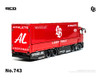 1/64 GCD LBWK Mitsubishi Fuso Super Great Super Silhouette (Red) Diecast Model