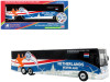 Van Hool CX-45 Coach Bus "Netherlands National Football Team" White with Graphics "International Federation of the Global Game" Series Limited Edition to 504 pieces Worldwide 1/87 (HO) Diecast Model by Iconic Replicas