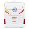 Daimler Tourrider Coach Bus "Spain National Football Team" Yellow with Graphics "International Federation of the Global Game" Series Limited Edition to 504 pieces Worldwide 1/87 (HO) Diecast Model by Iconic Replicas