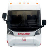 MCI D4520 Coach Bus "England National Football Team" White with Graphics "International Federation of the Global Game" Series Limited Edition to 504 pieces Worldwide 1/87 (HO) Diecast Model by Iconic Replicas