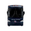 MCI J4500 Coach Bus "United States National Soccer Team" Dark Blue with Graphics "International Federation of the Global Game" Series Limited Edition to 504 pieces Worldwide 1/87 (HO) Diecast Model by Iconic Replicas