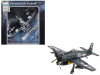 Grumman F8F-2 Bearcats Fighter Aircraft "121717 VF-61 Jolly Rogers" (1949) United States Navy "SkyMax Flying Heroes" Series 1/72 Diecast Model by Hobby Master