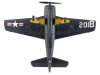 Grumman F8F-2P Bearcats Fighter Aircraft "121714 Duxford (Restored Plane)" (2014) United States Navy "SkyMax Flying Heroes" 1/72 Diecast Model by Hobby Master