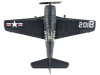Grumman F8F-2P Bearcats Fighter Aircraft "121714 Duxford (Restored Plane)" (2014) United States Navy "SkyMax Flying Heroes" 1/72 Diecast Model by Hobby Master