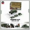 1/64 BMC Hummer Humvee 4-CT -Woodland Camo Diecast Car Model