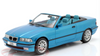 1/18 ModelCarGroup 1996 BMW 3 Series (E36) Cabriolet (Blue Metallic) Diecast Car Model
