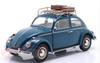 1/18 Schuco 1963 Volkswagen VW Beetle "Travel time" (Blue) Full Open Diecast Car Model