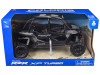 Polaris RZR XP 4 Turbo EPS Sport UTV Onyx Black with Gray Graphics 1/18 Diecast Model by New Ray
