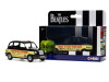 The Beatles London Taxi RHD (Right Hand Drive) "I Want To Hold Your Hand" Black and Cream with Graphics Diecast Model by Corgi