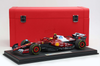 1/18 BBR 2025 Formula 1 China GP Ferrari SF25 #44 Lewis Hamilton Victory Special Box Set Car Model Limited 144 Pieces