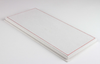 1/18 BBR Display Showcase Light Beige Alcantara Base with Red Stitching