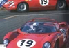 1/18 BBR 1964 24 Hrs Le Mans Ferrari 330 P-64 #14 #19 3rd Place Bandini, Surtees Car Model