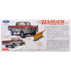 Skill 3 Model Kit 1972 Ford F-250 Ranger XLT Pickup Truck with Snow Plow 1/25 Scale Model by Moebius