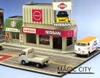 1/64 Magic City Japan Nissan & Starbucks Shop Diorama with LED (Cars & Figures NOT Included)