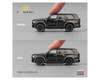 1/64 CM Model Toyota Sequoia (Midnight Black) Diecast Car Model