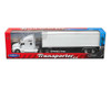 1/32 Welly Kenworth T2000 Semi Truck (White with White Box Trailer) Transporter Diecast Model