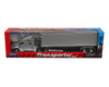 1/32 Welly Kenworth T2000 Semi Truck (Silver with Silver Box Trailer) Transporter Diecast Model