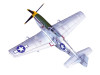 North American P-51D Mustang Aircraft "Feeble Eagle 18.5-victory Ace Glenn Eagleston 353rd Fighter Squadron 354th Fighter Group Ninth Air Force" (1945) United States Army Air Forces 1/72 Diecast Model Airplane by Legion