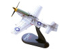 North American P-51D Mustang Aircraft "Feeble Eagle 18.5-victory Ace Glenn Eagleston 353rd Fighter Squadron 354th Fighter Group Ninth Air Force" (1945) United States Army Air Forces 1/72 Diecast Model Airplane by Legion