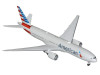 Boeing 777-200ER Commercial Aircraft "American Airlines" (N788AN) Silver with Striped Tail "Gemini 200" 1/200 Diecast Model Airplane by GeminiJets