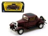 1932 Ford 3 Window Coupe Burgundy 1/43 Diecast Model Car by Road Signature