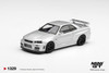 1/64 Mini GT Nissan Skyline GT-R R34 Nismo Z-Tune (Silver) Diecast Car Model