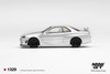 1/64 Mini GT Nissan Skyline GT-R R34 Nismo Z-Tune (Silver) Diecast Car Model
