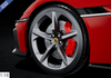 1/18 BBR Ferrari 12Cilindri Spider (Rosso Corsa Red with Lucania Beige interior) Car Model Limited 24 Pieces