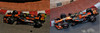 1/64 Minichamps 2-Car Set 2026 Formula 1 Monaco GP McLaren Mastercard F1 Team MCL40 1000th GP #1 Lando Norris & #81 Oscar Piastri Car Model