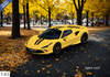 1/43 BBR Ferrari F8 Tributo Spider Open Roof (Modena Yellow with Black Stripe) Car Model Limited