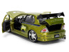 Brian's Mitsubishi Lancer Evolution VII Green Color Brush Finish "2 Fast 2 Furious" (2003) Movie "25 Years of Fast & Furious" Series1/24 Diecast Model Car by Jada
