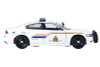 2023 Dodge Charger Pursuit Police Car "Royal Canadian Mounted Police (RCMP)" White with Flashing Light Bar and Front and Rear Lights and Sound 1/24 Diecast Model Car by Motormax