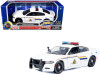 2023 Dodge Charger Pursuit Police Car "Royal Canadian Mounted Police (RCMP)" White with Flashing Light Bar and Front and Rear Lights and Sound 1/24 Diecast Model Car by Motormax