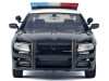 2023 Dodge Charger Pursuit Police Car "California Highway Patrol (CHP)" Black and White with Flashing Light Bar and Front and Rear Lights and Sounds 1/24 Diecast Model Car by Motormax