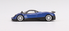 OPEN BOX AS-IS 1/64 Mini GT Pagani Zonda F (Blu Argentina Blue) Diecast Car Model