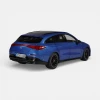 1/18 NZG Mercedes-Benz CLA Shooting Brake with EQ Technology (Clear Blue) Diecast Car Model