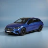 1/18 NZG Mercedes-Benz CLA Shooting Brake with EQ Technology (Clear Blue) Diecast Car Model