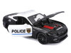 2015 Ford Mustang GT 5.0 "Police" Black and White "Authority" Series 1/24 Diecast Model Car by Maisto