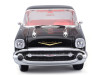 1957 Chevrolet Bel Air Coupe Black with Red Interior "Special Edition" Series 1/18 Diecast Model Car by Maisto