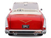 1957 Chevrolet Bel Air Convertible Red with White Interior "Special Edition" Series 1/18 Diecast Model Car by Maisto